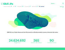 Tablet Screenshot of gbif.es
